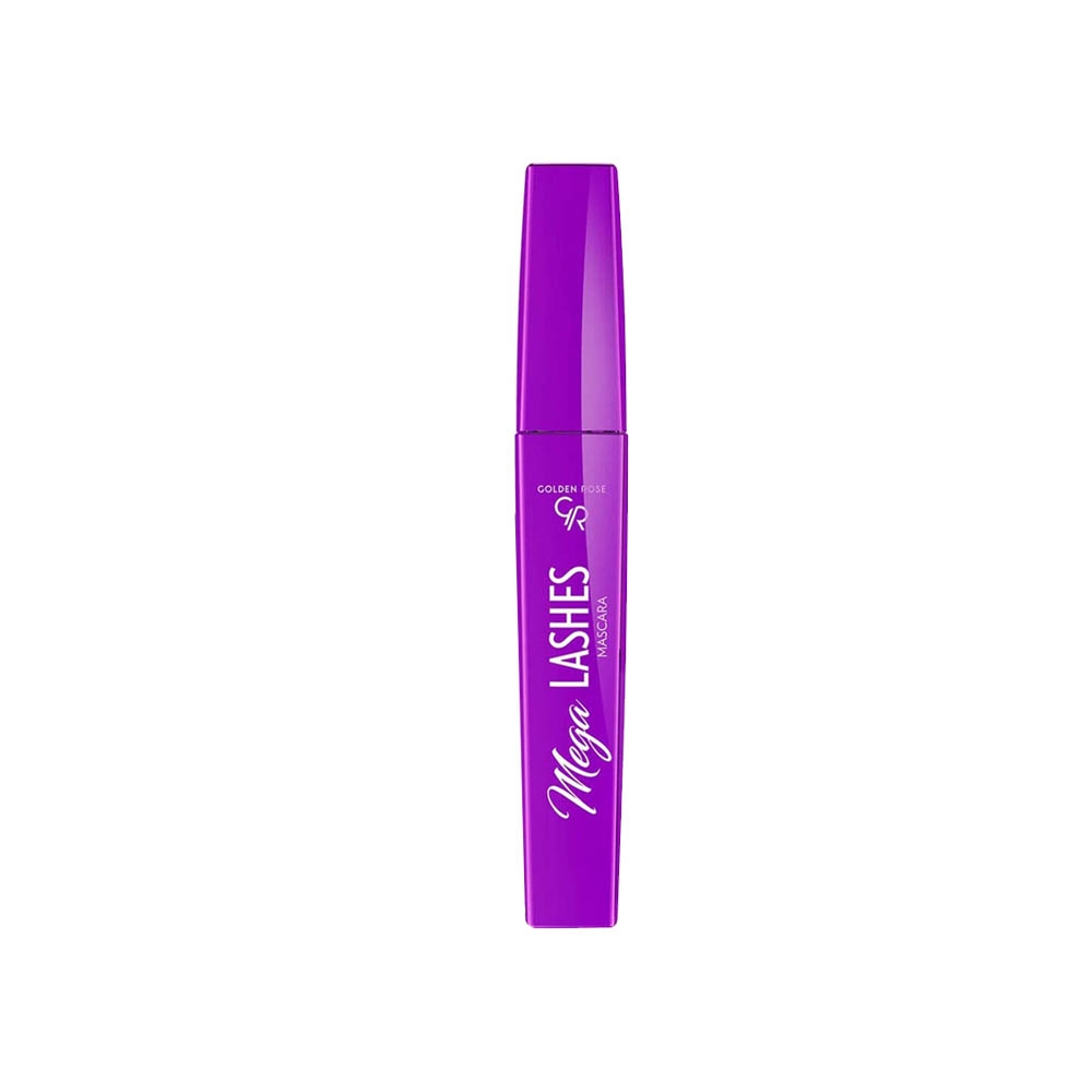 ریمل حجم دهنده و بلند کننده مژه گلدن رز مدل Mega Lashes رنگ مشکی حجم 12 میل