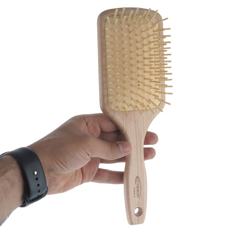 برس مو کربن مدل چوبی کد W7840-2