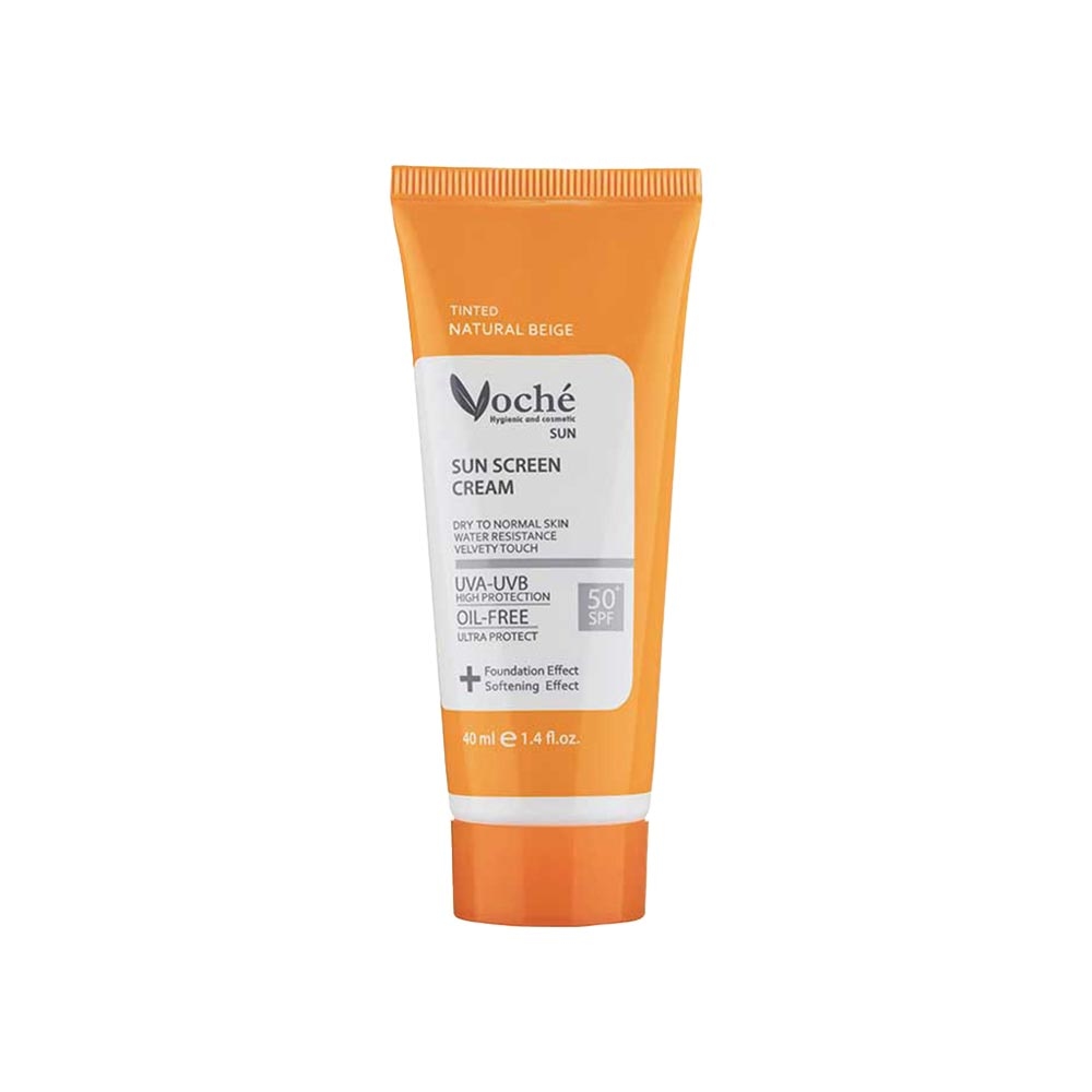 کرم ضد آفتاب بی رنگ SPF50 وچه مناسب پوست خشک و نرمال حجم 40 میل