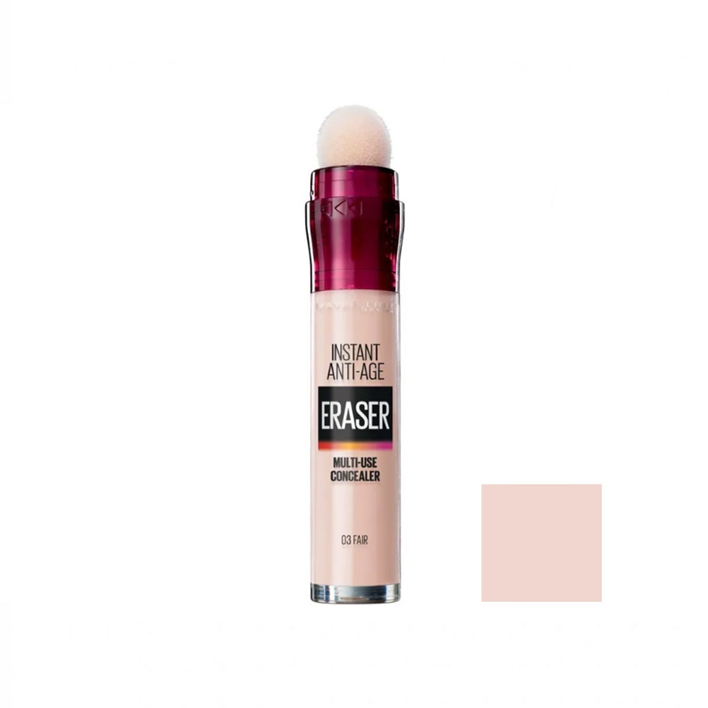 کانسیلر ضد چروک فوری میبلین مدل Instant Anti-Age Eraser رنگ FAIR 03 حجم 6 میل