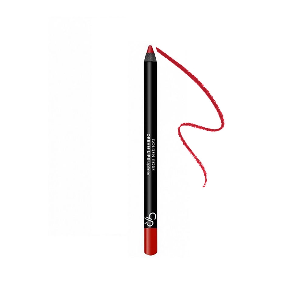 مداد لب بادوام مات گلدن رز مدل DREAM LIPS شماره 527 رنگ قرمز