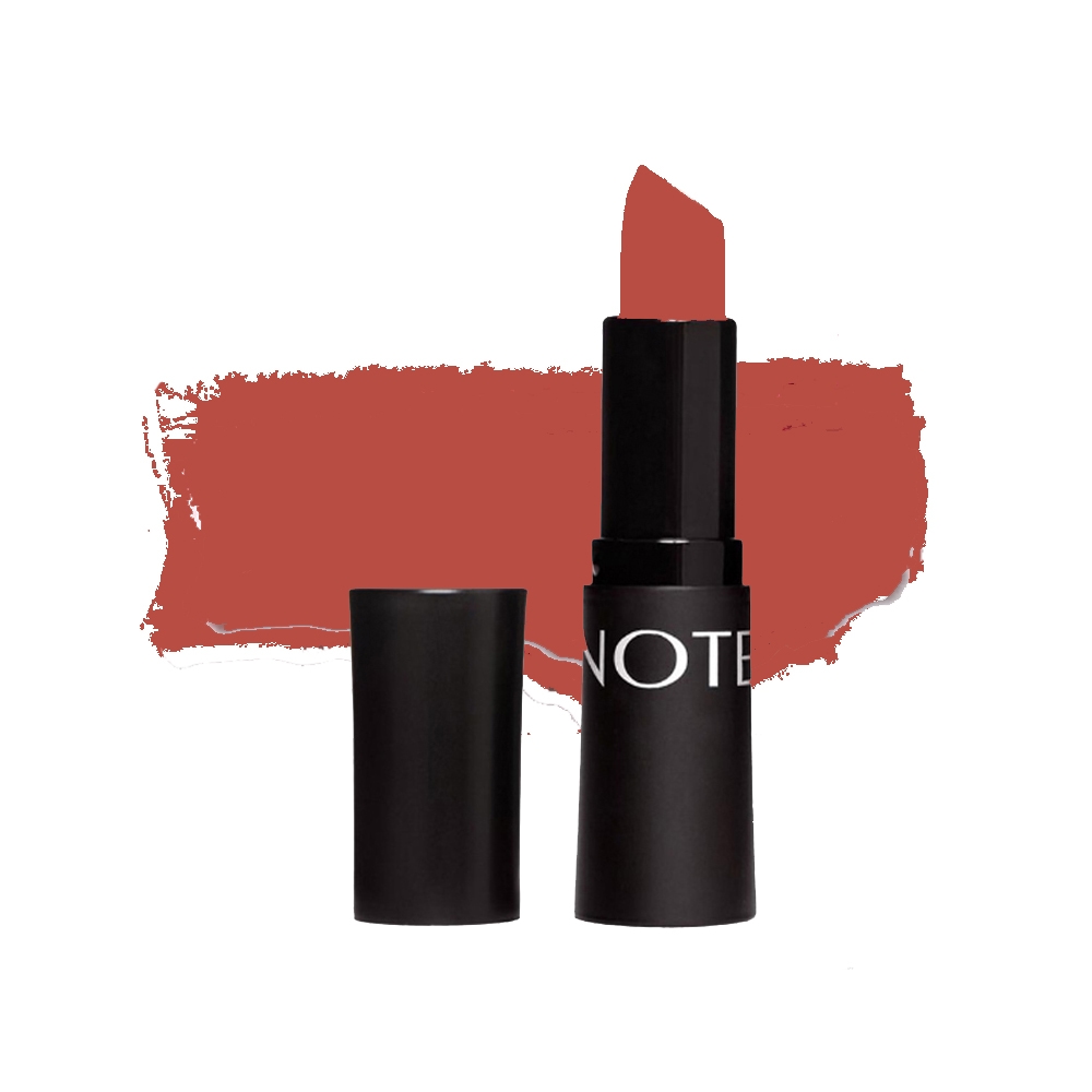 رژ لب جامد نوت مدل Mattemoist شماره 315 رنگ HOT BROWN وزن 4.5 گرم