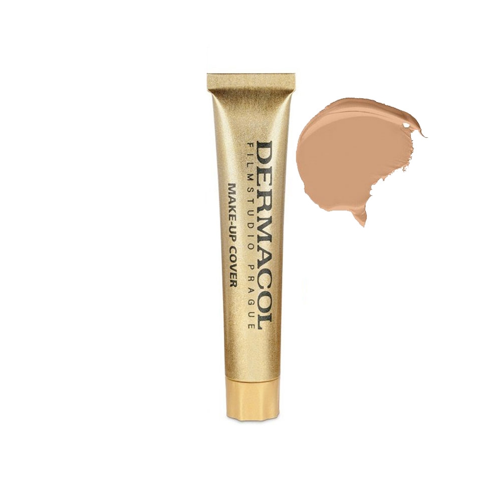کرم پودر فول کاور درماکول مدل Make up Cover شماره 226 رنگ بژ طبیعی حجم 30 میل