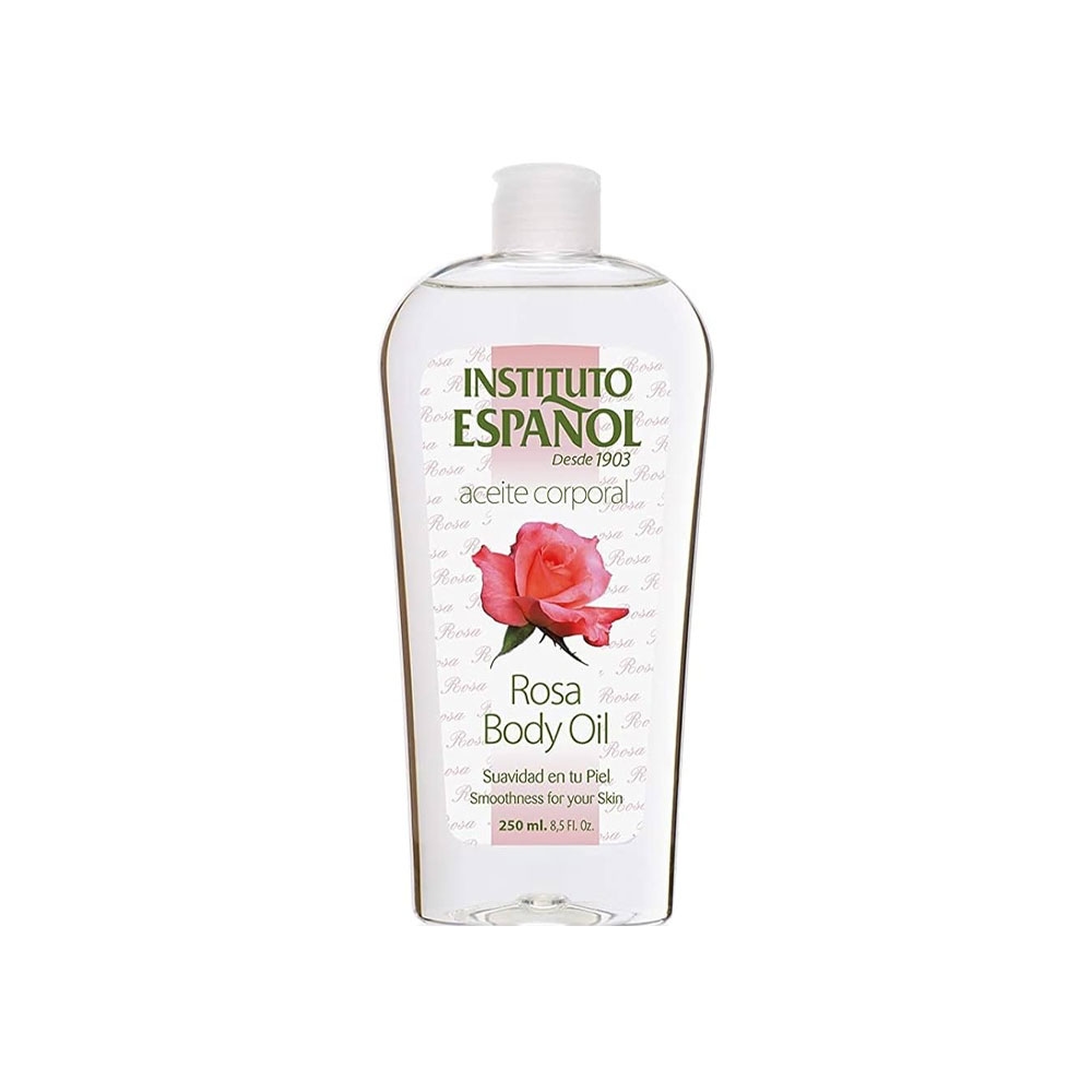 روغن بدن مرطوب کننده و سفت کننده اسپانول مدل Aceite Corporal Rosa مناسب پوست خشک و خیلی خشک حجم 400 میل