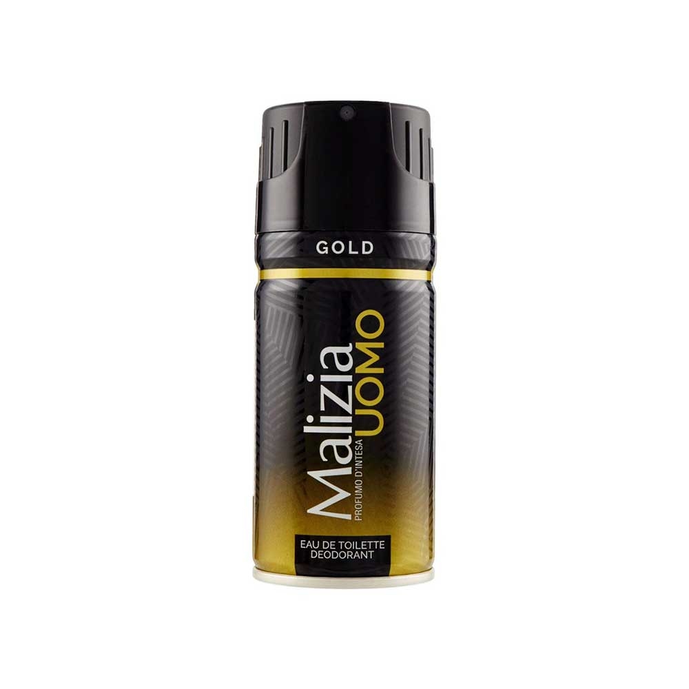 اسپری ادوتویلت مردانه 24 ساعته مالزیا سری UOMO مدل GOLD حجم 150 میل