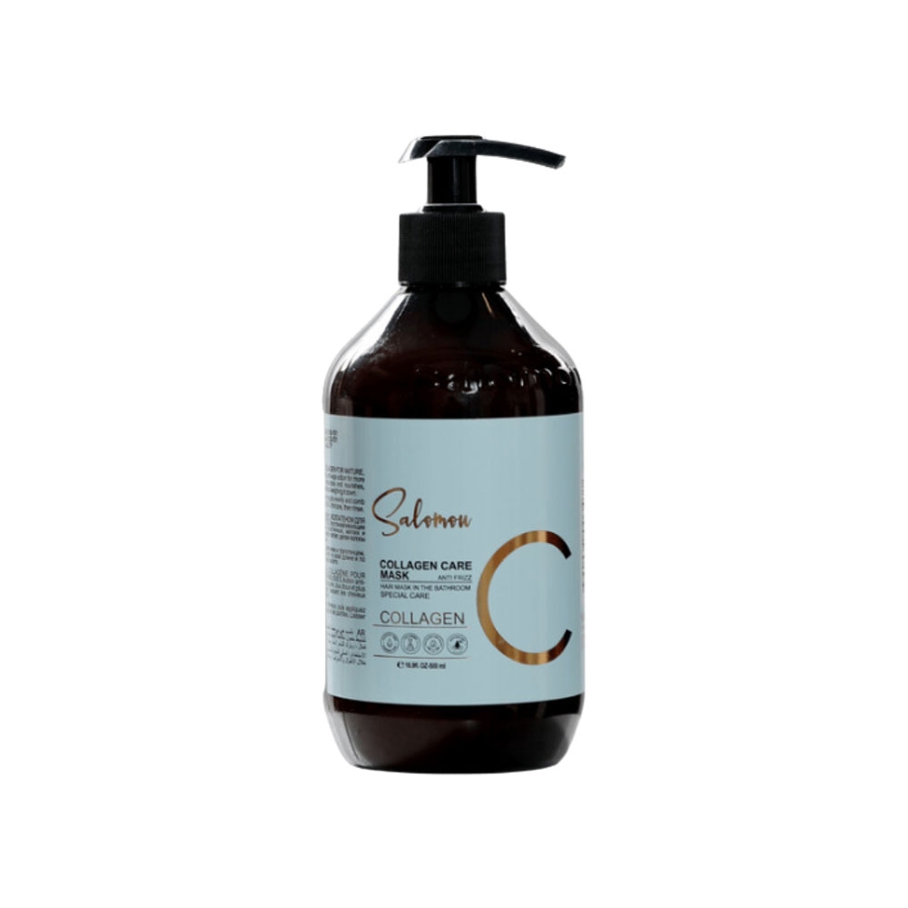 ماسک مو بدون سولفات سالومون مدل COLLAGEN حاوی کلاژن حجم 500 میل