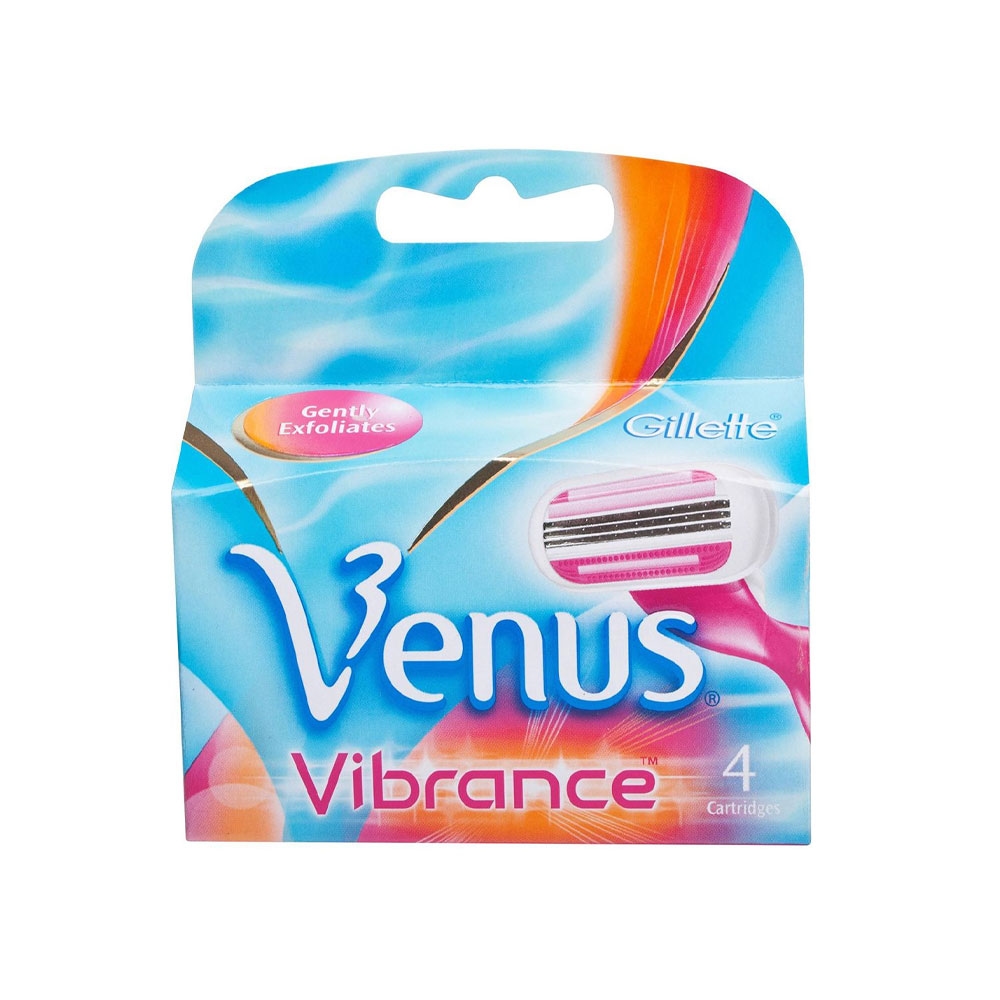 یدک 3 لبه ونوس ژیلت مدل Vibrance بسته 4 عددی