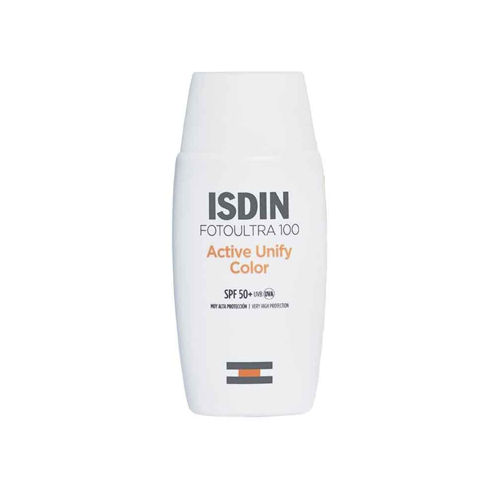 ضد آفتاب رنگی SPF50 ایزدین مدل Active Unify Color حجم 50 میل