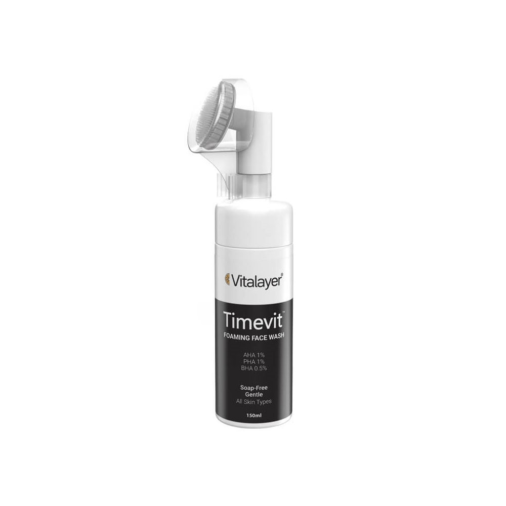 Vitalayer Timevit Foaming Face Wash For All Skin Types