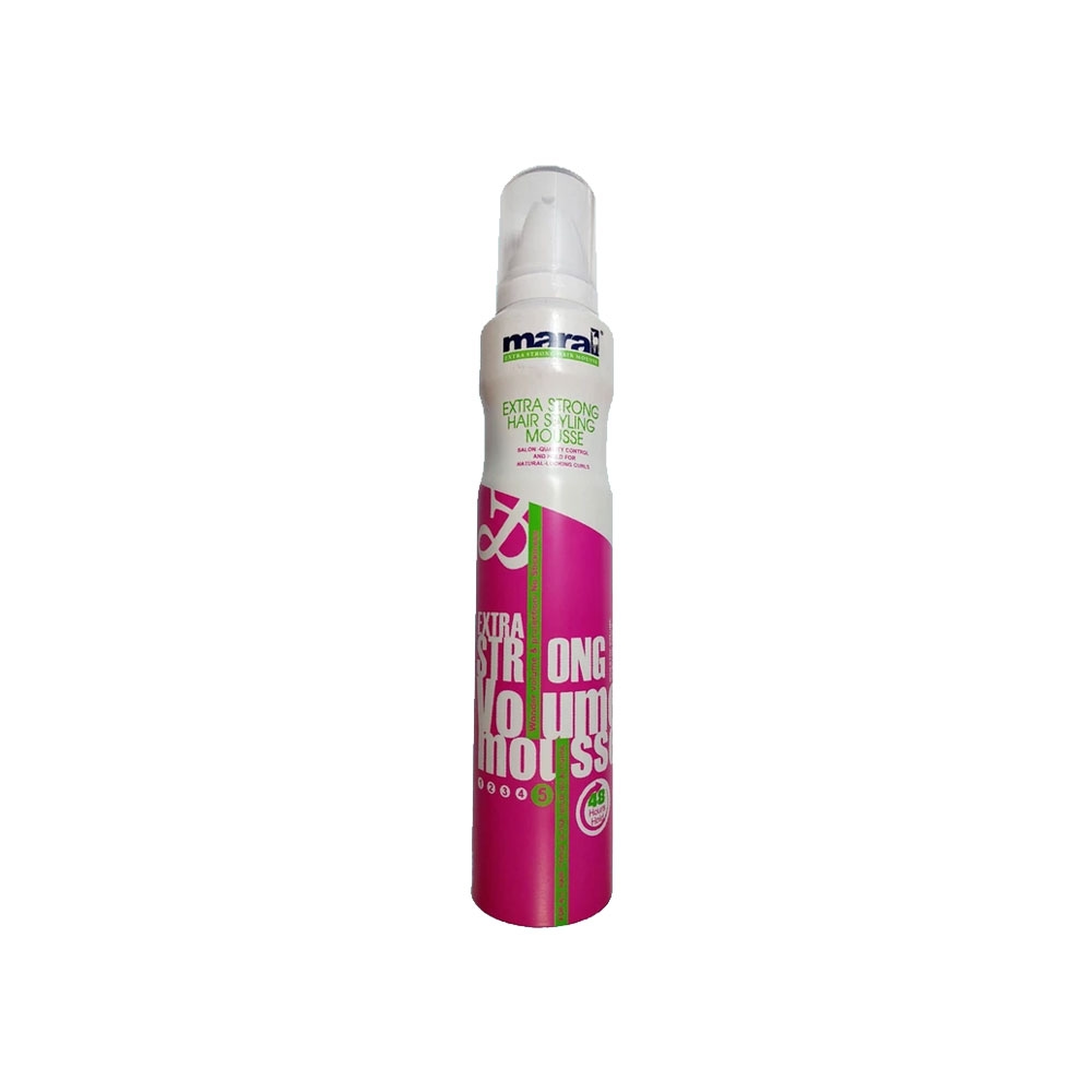 موس مو حجم دهنده خیلی قوی مارال مدل Extra Strong Volume شماره 5 حجم 200 میل