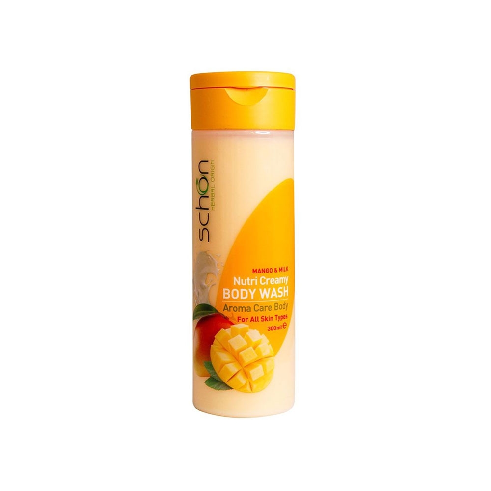 شامپو بدن کرمی شون مدل Nutri Cream حاوی شیر و انبه مناسب انواع پوست حجم 300 میل