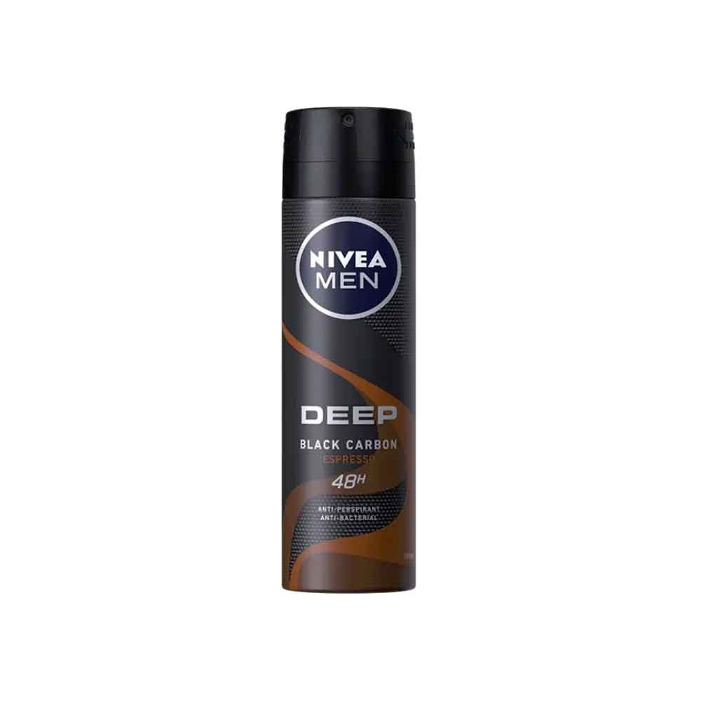 اسپری ضد تعریق مردانه نیوآ مدل DEEP BLACK CARBON حجم 150 میل