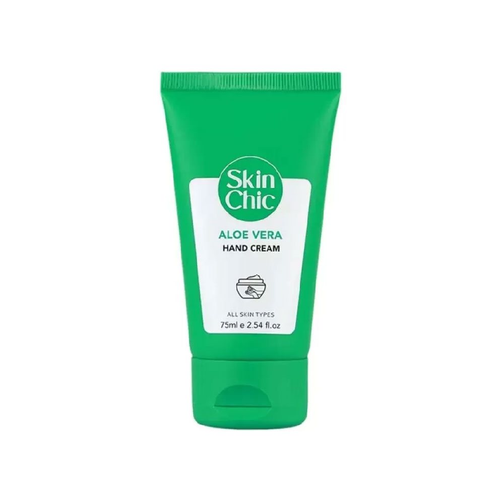 کرم دست اسکین شیک مدل Aloe Vera حاوی آلوورا مناسب برای انواع پوست حجم 75 میل