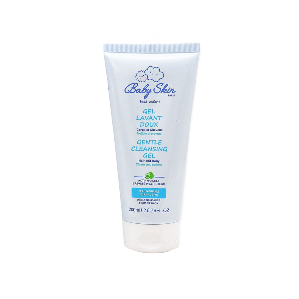ژل شستشوی سر و بدن کودک بیبی اسکین مدل GEL LAVANT DOUX حجم 200 میل