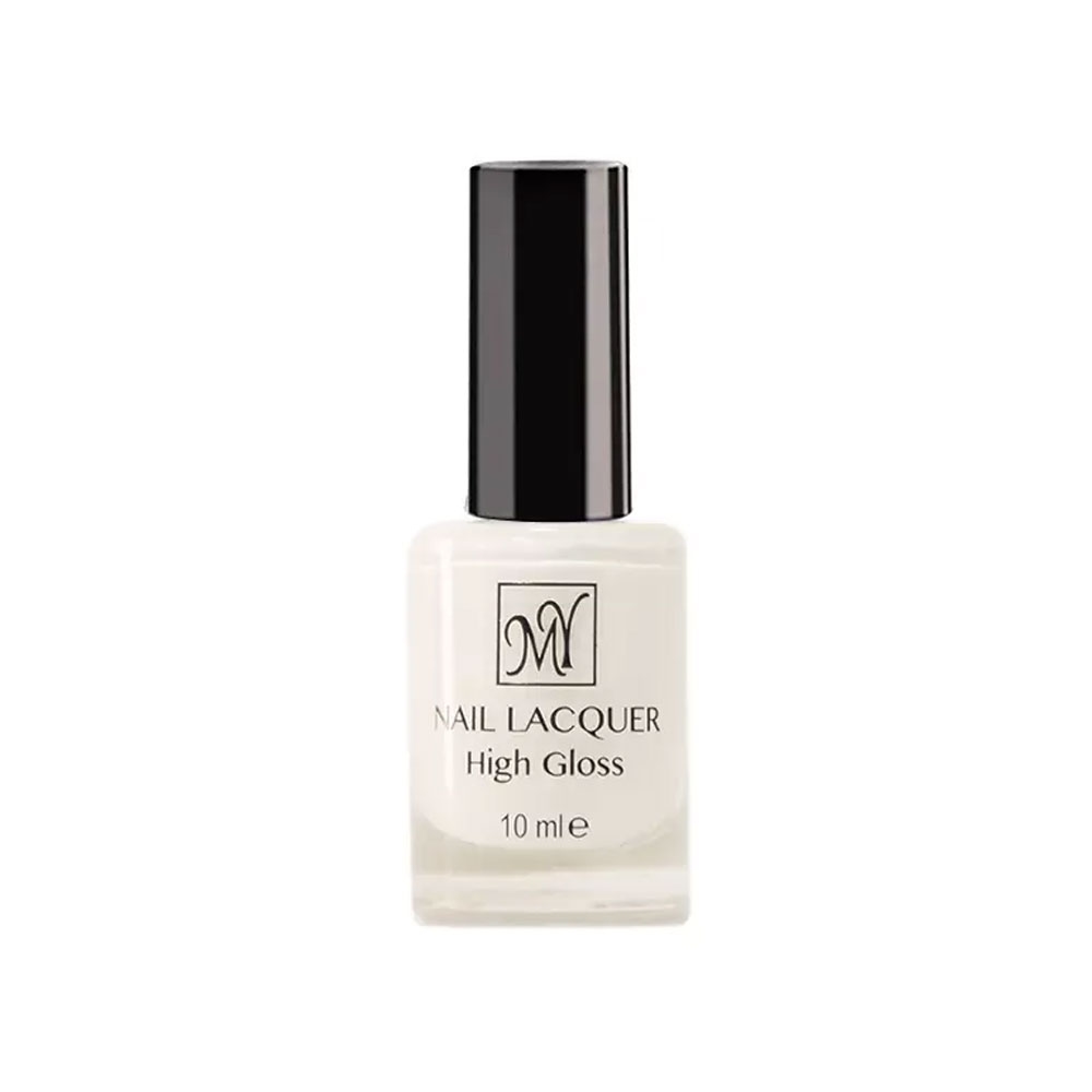 لاک ناخن مات مای بلک دایموند مدل High Gloss شماره 858 رنگ white matt حجم 10 میل