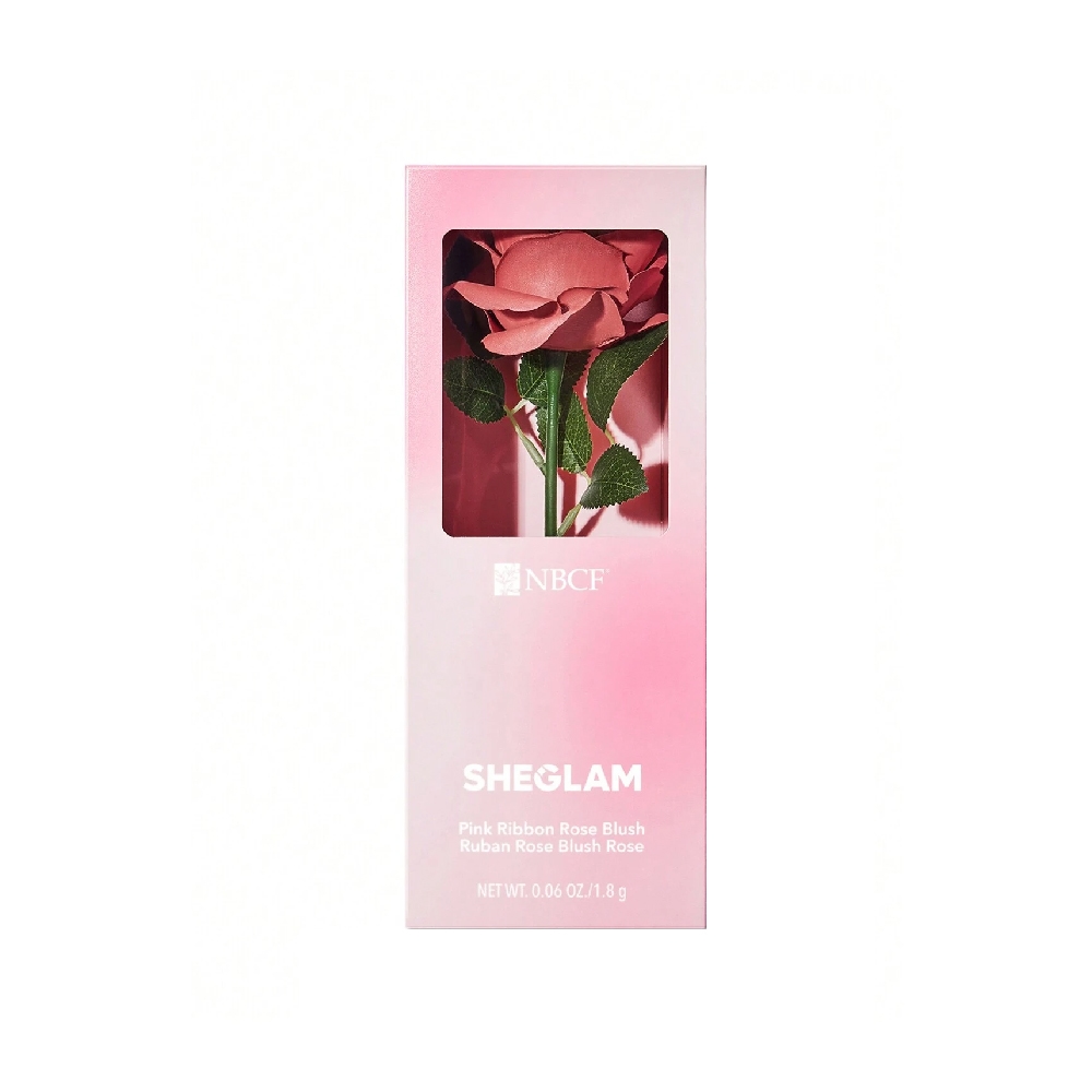 رژگونه کرمی گل رز شیگلم مدل Pink Ribbon Rose Blush