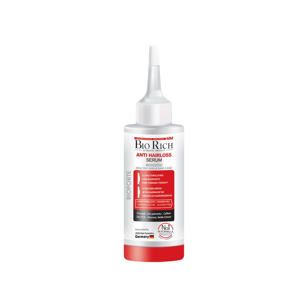 سرم ضد ریزش و تقویت کننده مو بایو ریچ مدل BIOFORTE حجم 100 میل