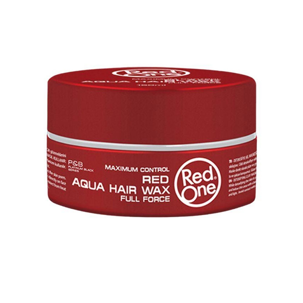 واکس مو فوق قوی با پایه آب ردوان سری Aqua مدل RED (قرمز) با رایحه توت فرنگی حجم 150 میل