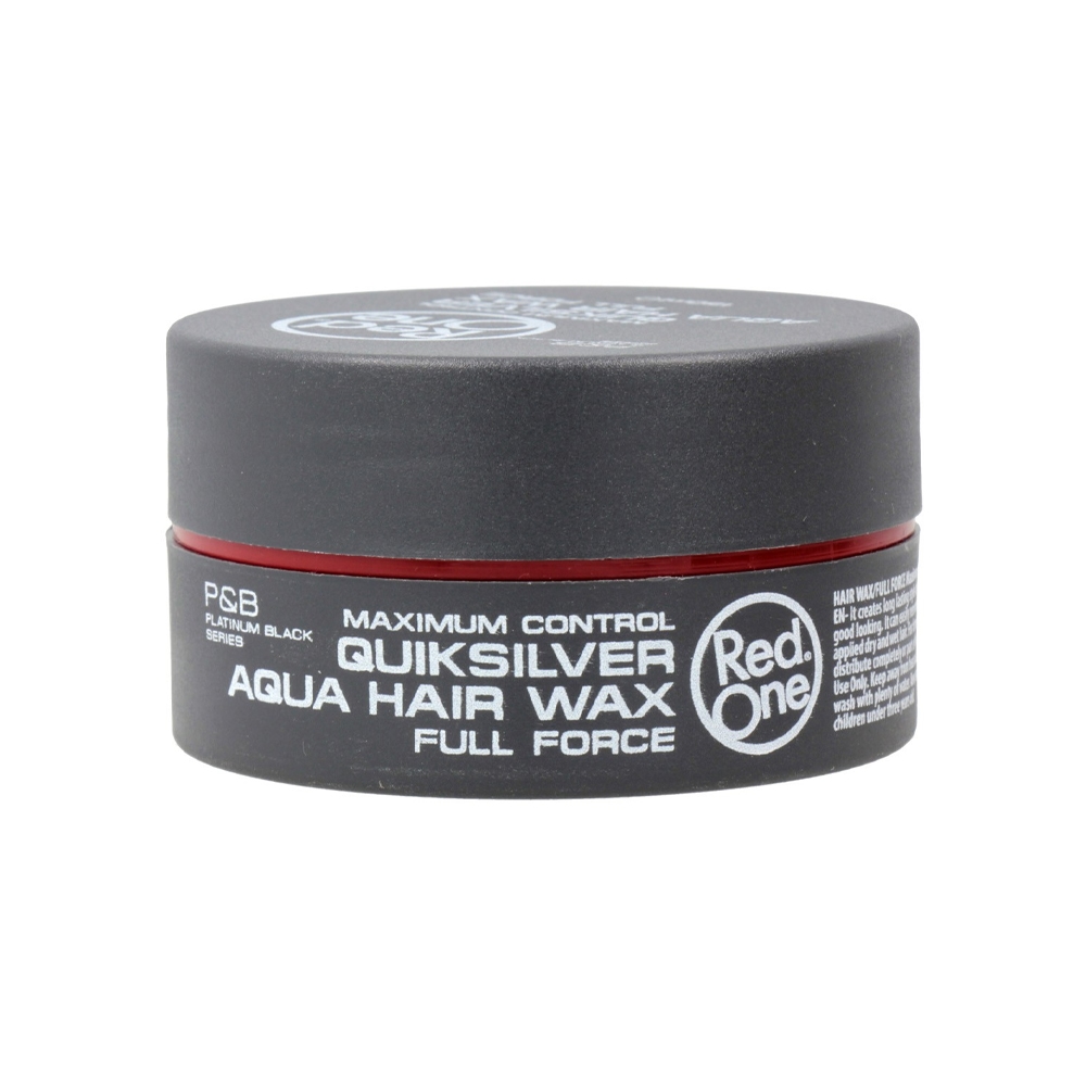 واکس مو فوق قوی با پایه آب ردوان سری Aqua مدل QUIKSILVER (طوسی) حجم 150 میل