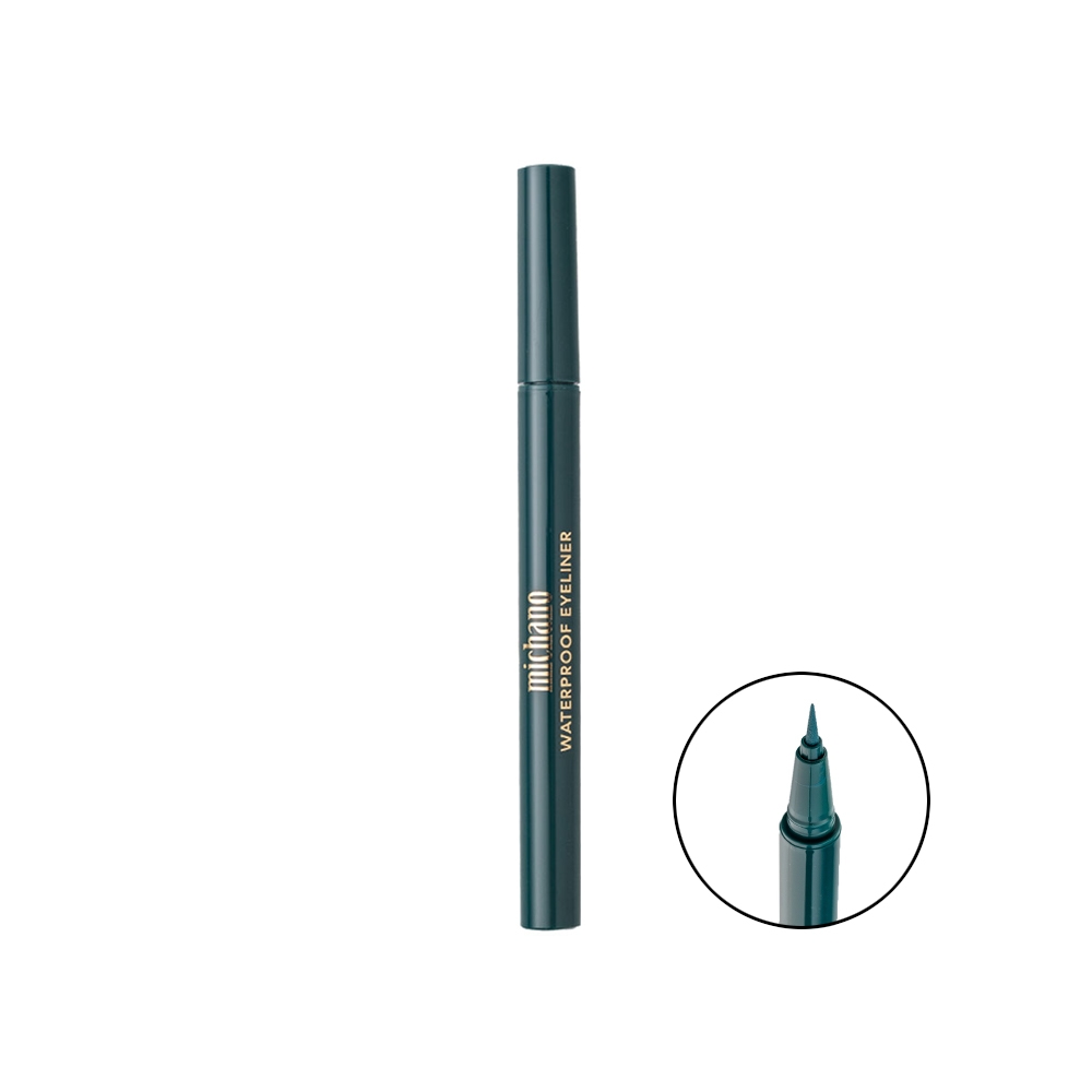 خط چشم ضدآب رنگی میچانو مدل WATERPROOF شماره 604 رنگ سبز یشمی