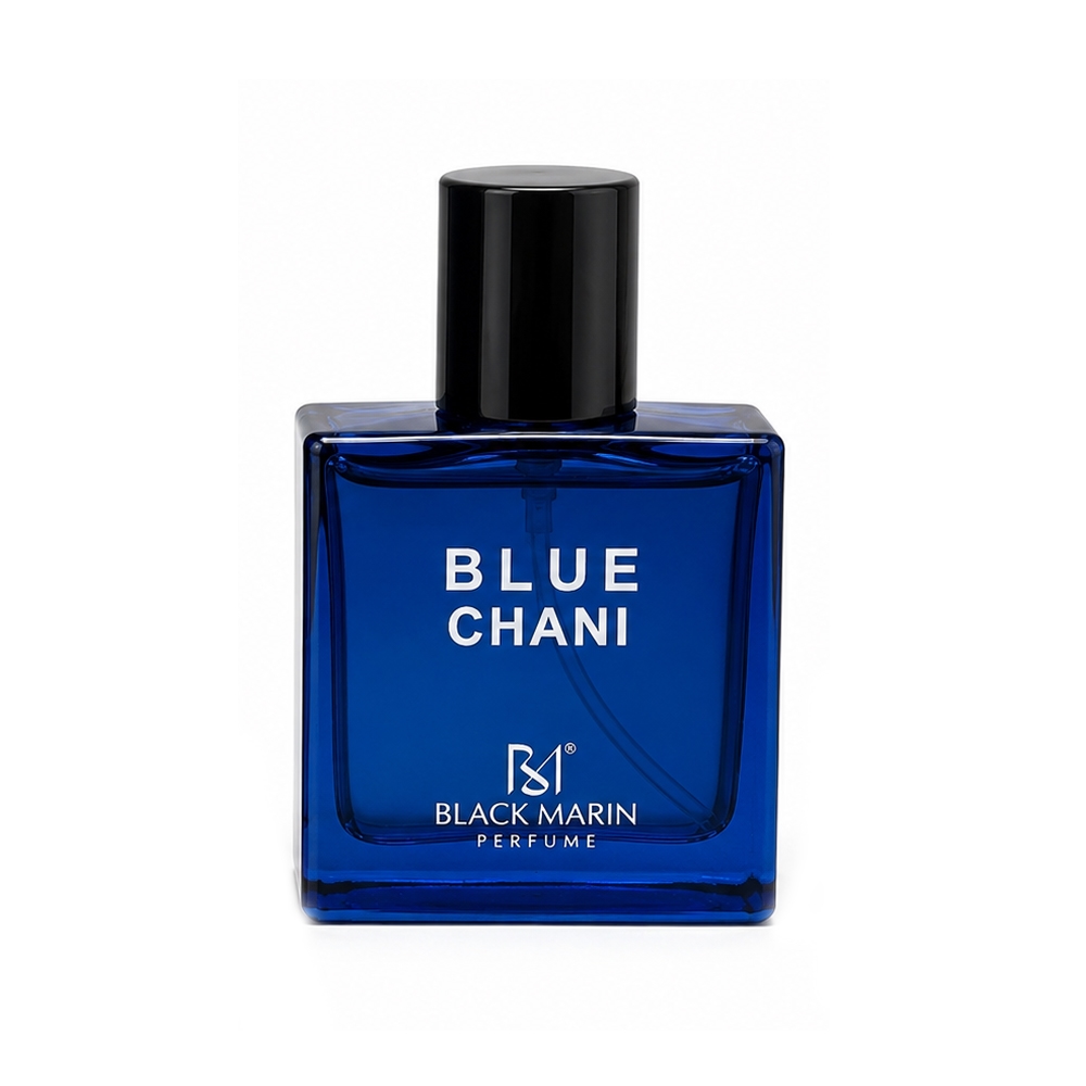 ادکلن جیبی مردانه بلک مارین مدل BLUE CHANI رایحه بلو شنل حجم ۲۵ میل