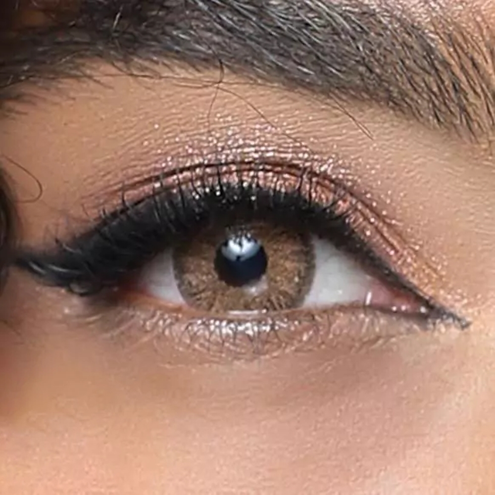 لنز چشم کانفست مدل بیوتی شماره 22 رنگ روست عسلی نارنجی دور دار