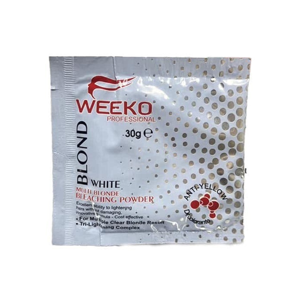 پودر دکلره ساشه ای ویکو مدل BLONDE رنگ سفید وزن 30 گرم