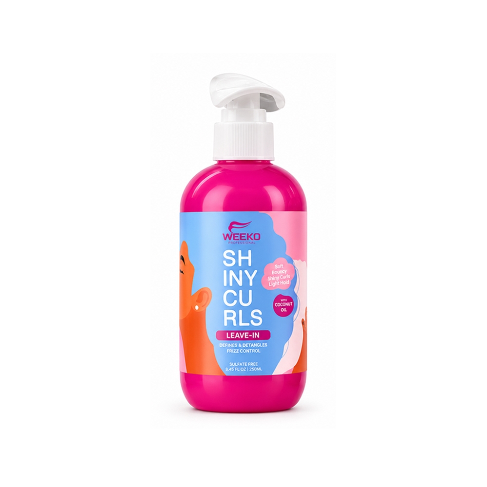 ماسک حالت دهنده بدون آبکشی ویکو مدل SHINY CURLS حاوی روغن نارگیل مناسب موهای فر حجم 250 میل