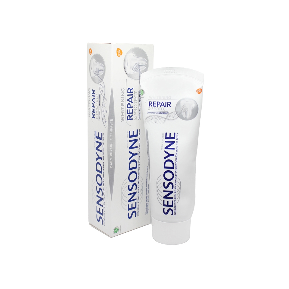 خمیر دندان ترمیم کننده روزانه سنسوداین سریREPAIR & PROTECT مدل BLANCHEUR حجم 75 میل