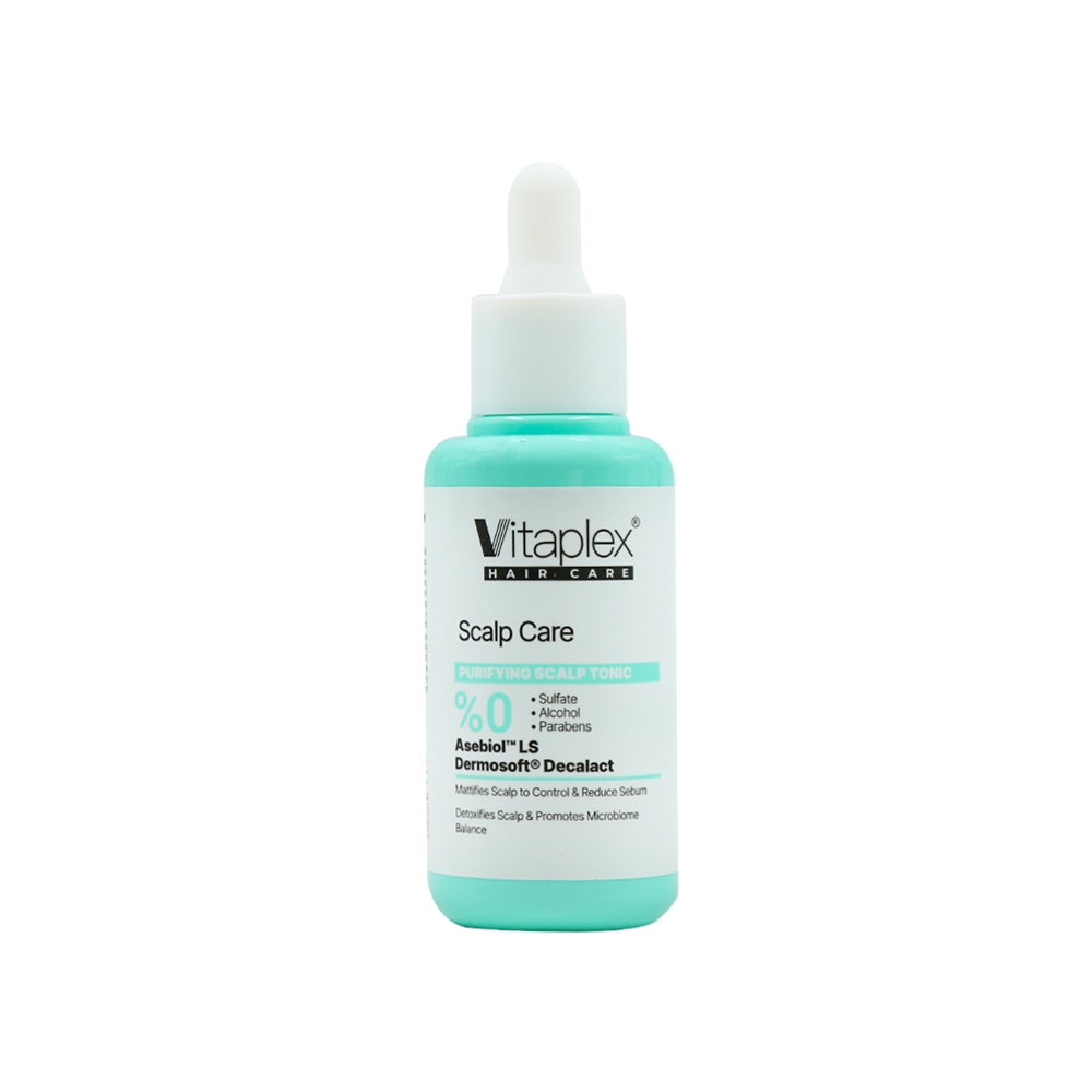 تونیک ضد شوره و کنترل کننده چربی کف سر ویتاپلکس مدل Scalp Care اسکالپ کر حجم 100 میل