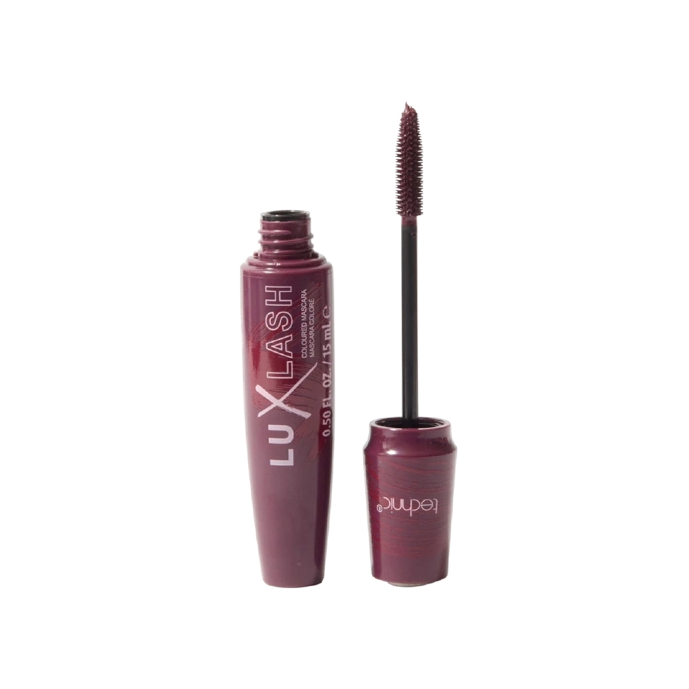 ریمل رنگی بلند کننده و حجم دهنده تکنیک مدل LUX LASH رنگ FOREST GREEN سبز حجم 15 میل