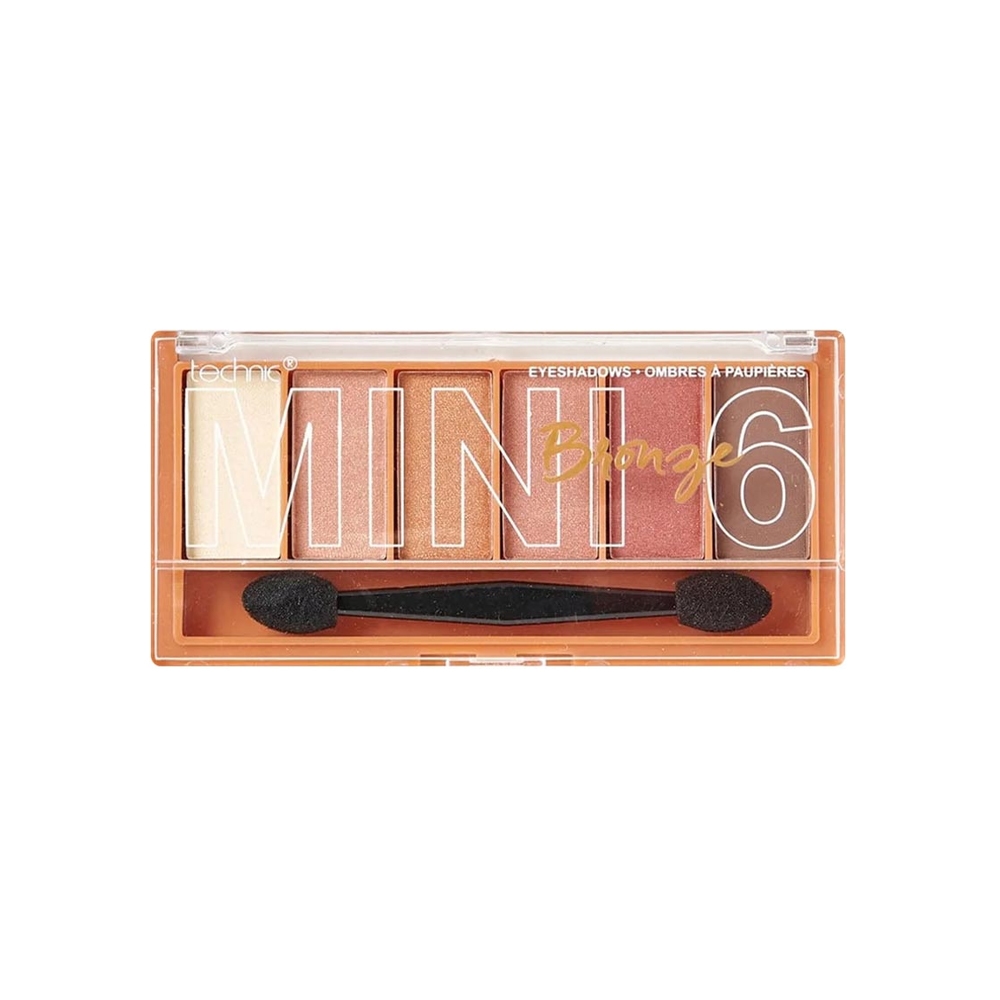 پالت سایه چشم 6 رنگ تکنیک سری MINI 6 مدل Bronze
