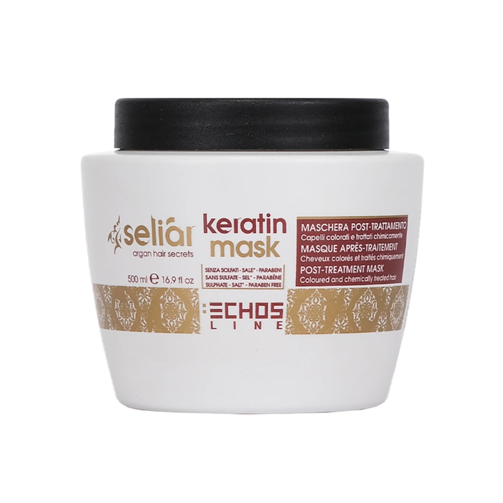 ماسک مو اچ اس لاین مدل KERATIN حاوی کراتین حجم ۵۰۰ میل