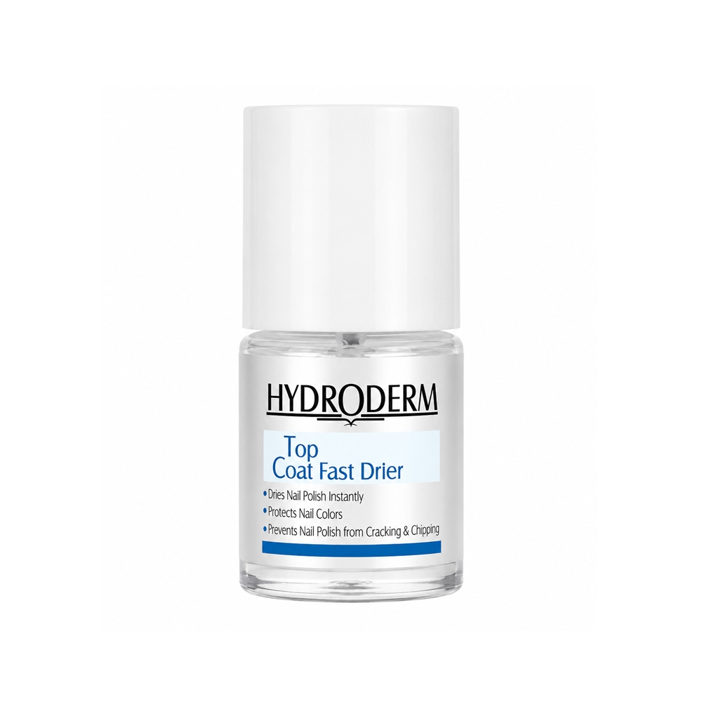 محلول خشک کننده سریع لاک ناخن هیدرودرم مدل Top Coat Fast Drier حجم 8 میل