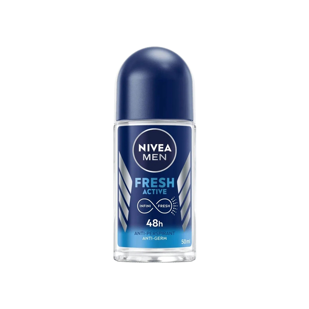 رول ضد تعریق مردانه 48 ساعته نیوآ مدل FRESH ACTIVE حجم 50 میل