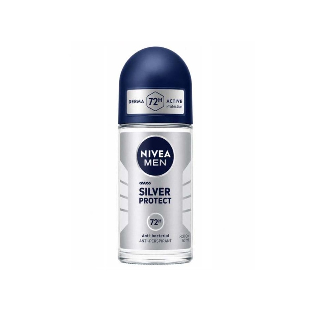 رول ضد تعریق مردانه 72 ساعته نیوآ مدل SILVER PROTECT حجم ۵۰ میل