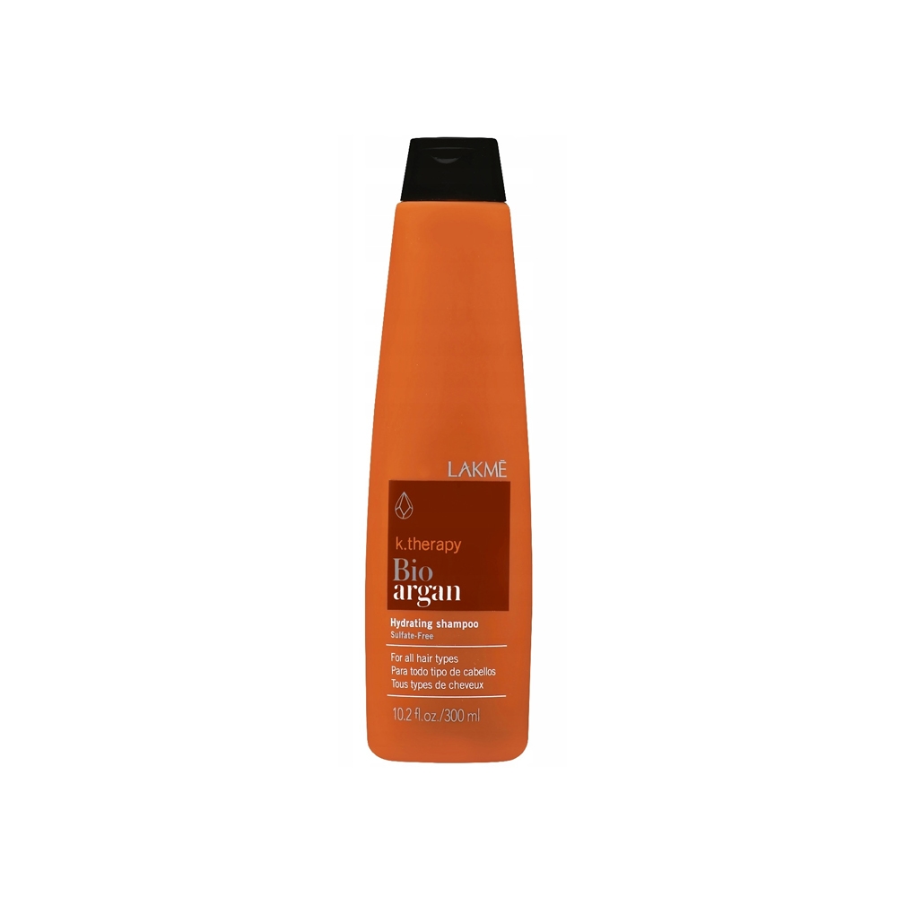 شامپو آبرسان بدون سولفات لاکمه سری k.therapy مدل Bio argan حاوی روغن آرگان مناسب انواع مو حجم 300 میل