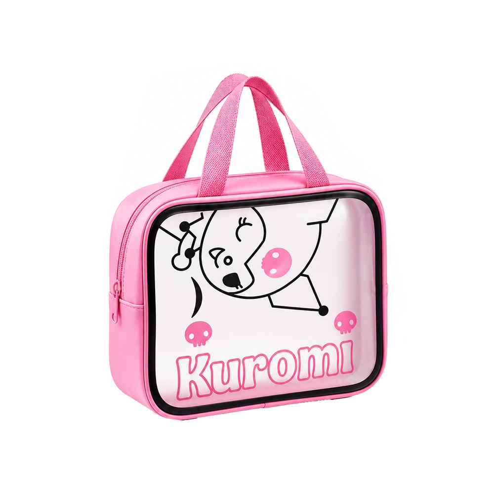 کیف واش بگ دسته دار مدل Kuromi سایز بزرگ