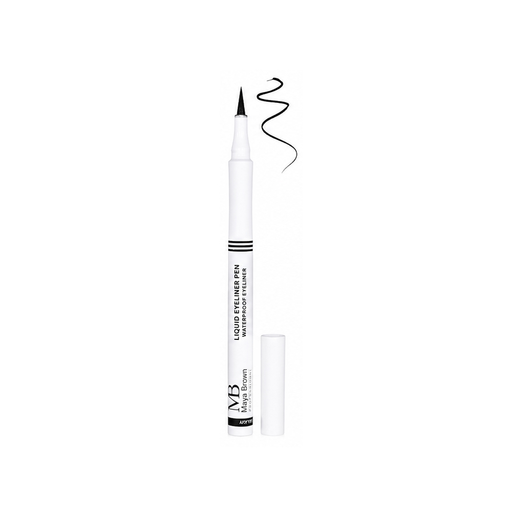 خط چشم ماژیکی مایا براون مدل LIQUID شماره MB001 رنگ مشکی