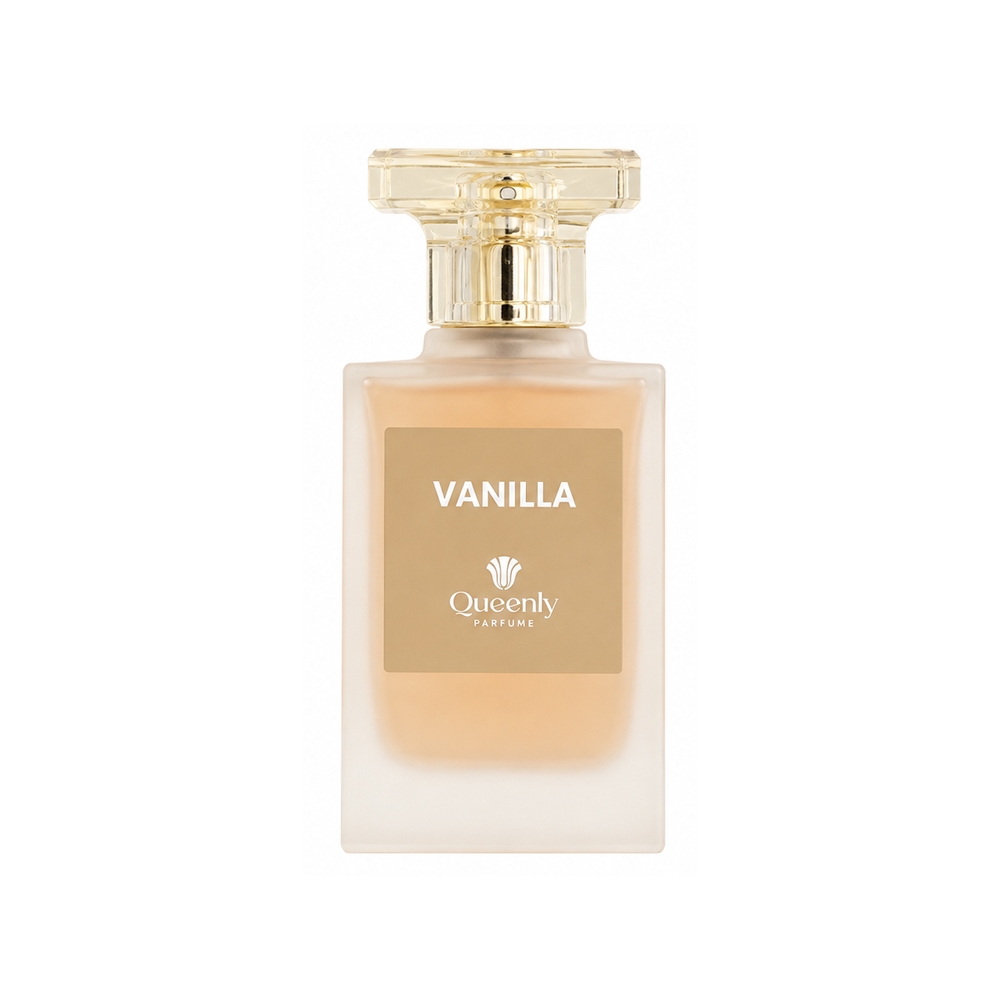 ادوپرفیوم زنانه و مردانه کویینلی مدل VANILLA رایحه وانیلا تام فورد حجم 100 میل