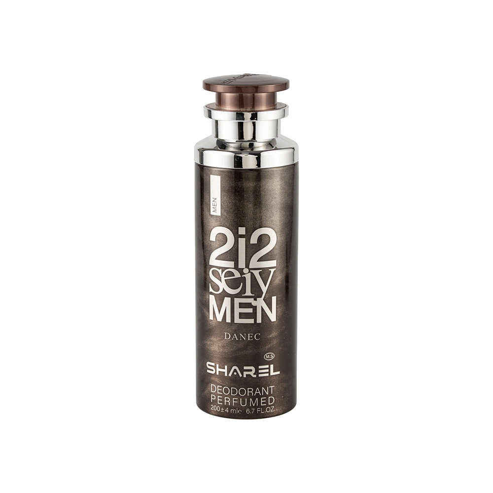 اسپری دئودورانت مردانه شارل مدل 212 SEIY MEN رایحه 212 سکی حجم 200 میل