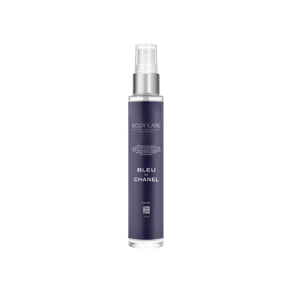 مام اسپری عطری مردانه بادی کر مدل BLUE DE CHANEL رایحه بلو دی شنل حجم 50 میل