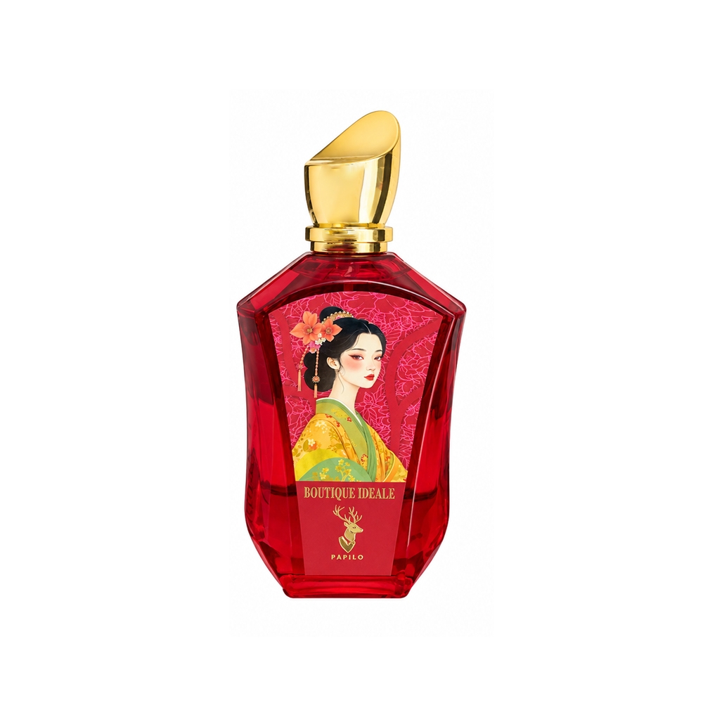 ادوپرفیوم زنانه پاپیلو مدل BOUTIQUE IDEALE رایحه زرجوف بوکت آیدیل حجم 100 میل