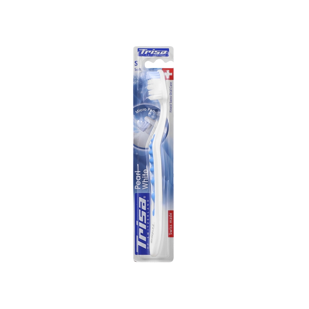 مسواک پرل وایت تریزا سری PEARL WHITE مدل SOFT با برس نرم