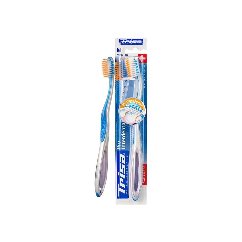 مسواک پرو اینتردنتال تریزا سری PRO INTERDENTAL مدل Medium با برس متوسط