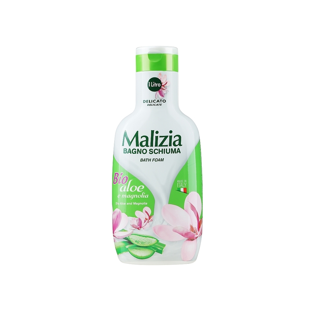 فوم شستشوی بدن مالزیا مدل Bio Aloe and Magnolia حاوی آلوورا و مگنولیا مناسب انواع پوست حجم 1000 میل