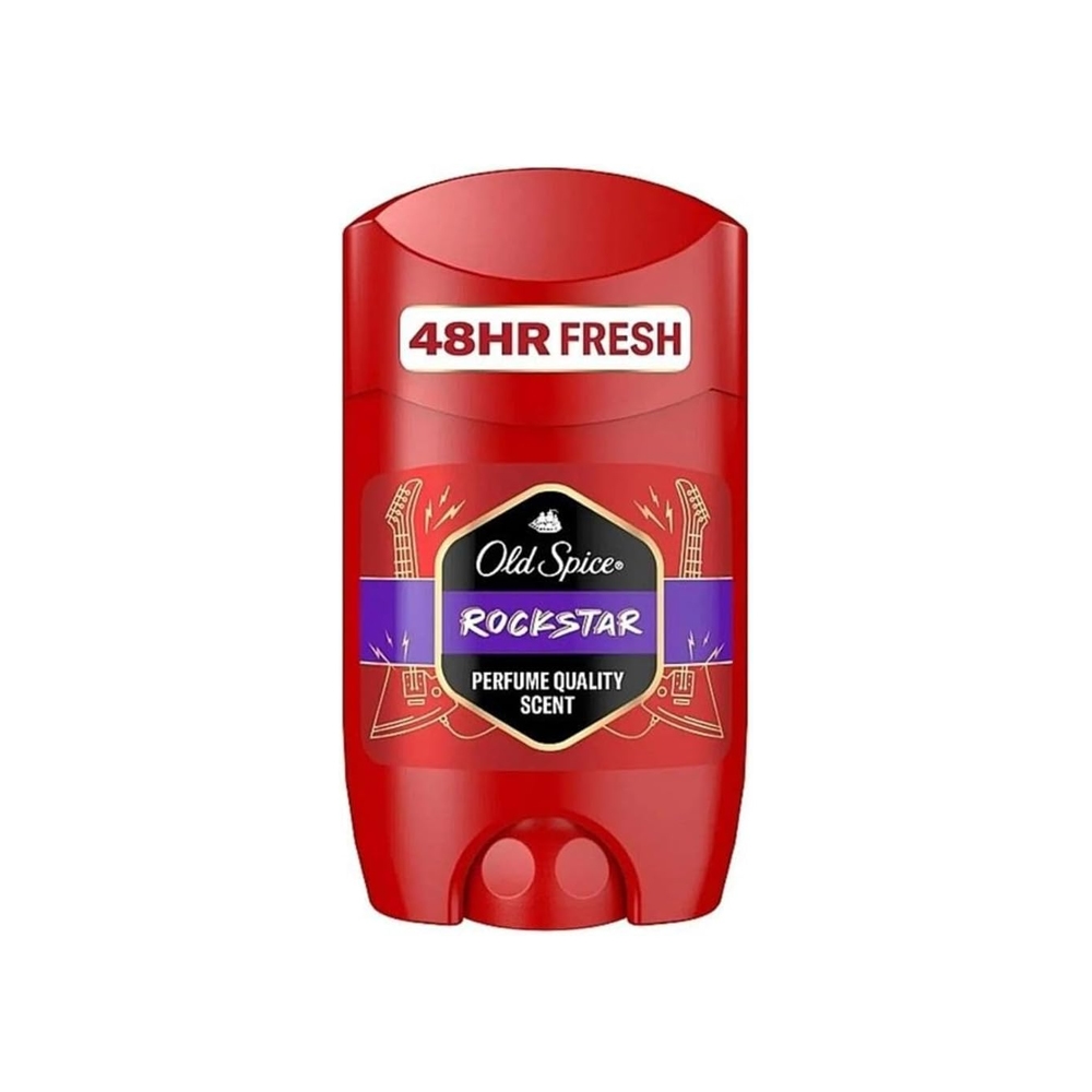 استیک صابونی ضد تعریق 48 ساعته مردانه الد اسپایس مدل ROCKSTAR با رایحه ترنج فاقد آلومینیوم حجم 50 میل