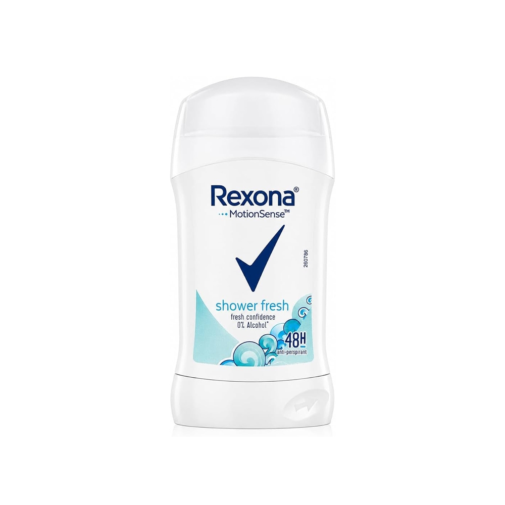 استیک ضد تعریق 48 ساعته زنانه رکسونا سری MotionSense مدل shower fresh وزن 40 گرم