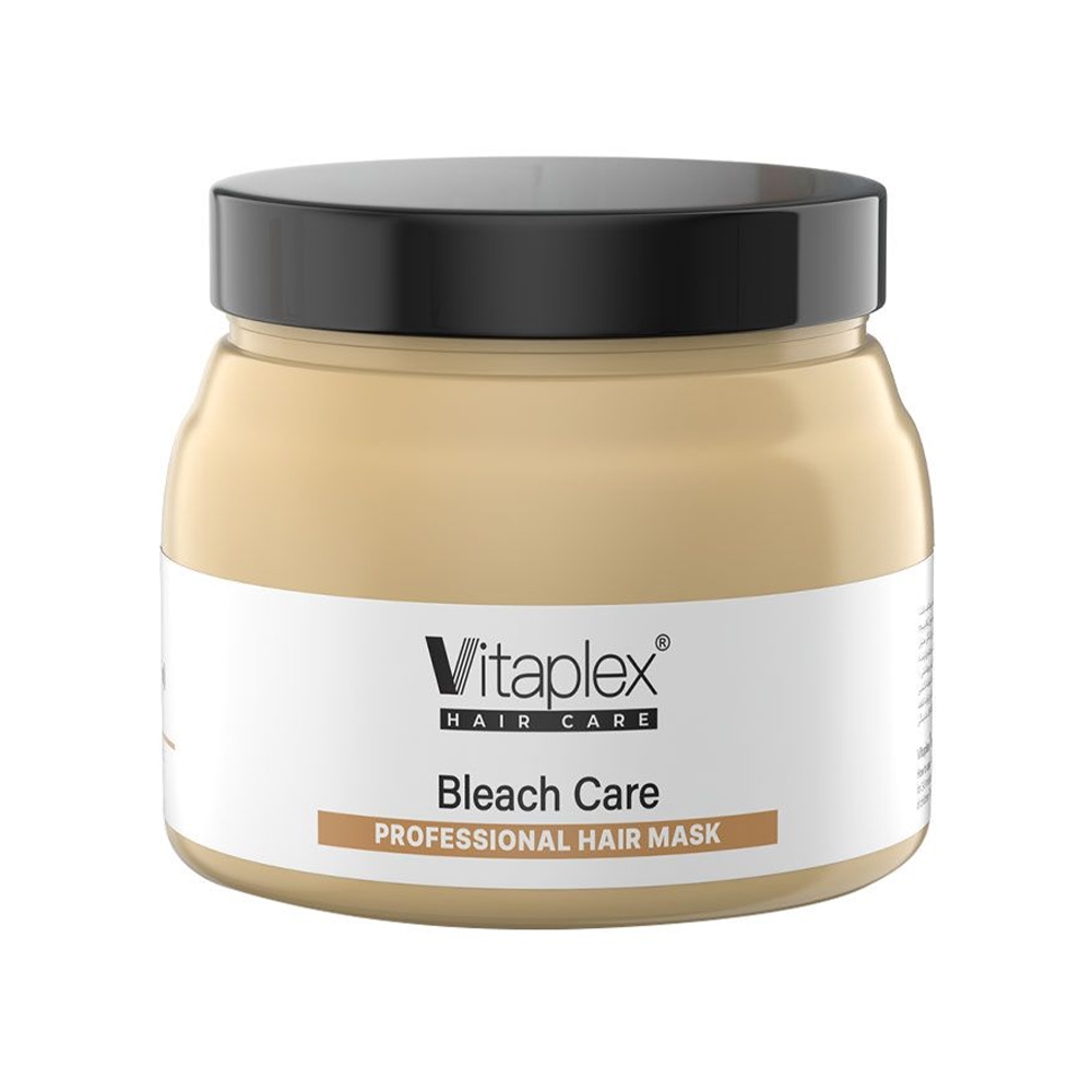 ماسک ترمیم کننده مو بدون سولفات ویتاپلکس مدل Bleach Care مناسب موهای دکلره شده و آسیب دیده حجم 500 میل