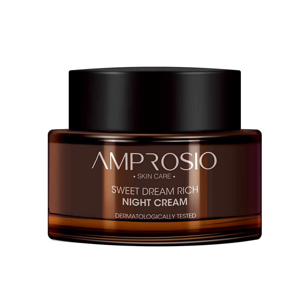 کرم شب مغذی و رطوبترسان آمپروسیو سری Skintelligent Booster مدل Sweet Dream Rich مناسب انواع پوست وزن 50 گرم